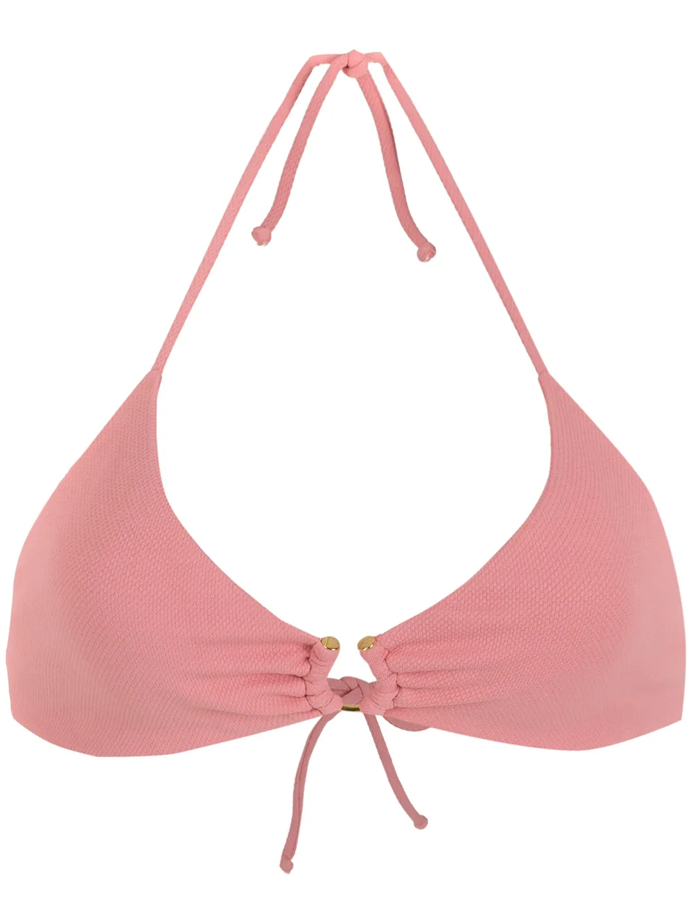 

Lenny Niemeyer top de bikini con detalle fruncido - Rosado