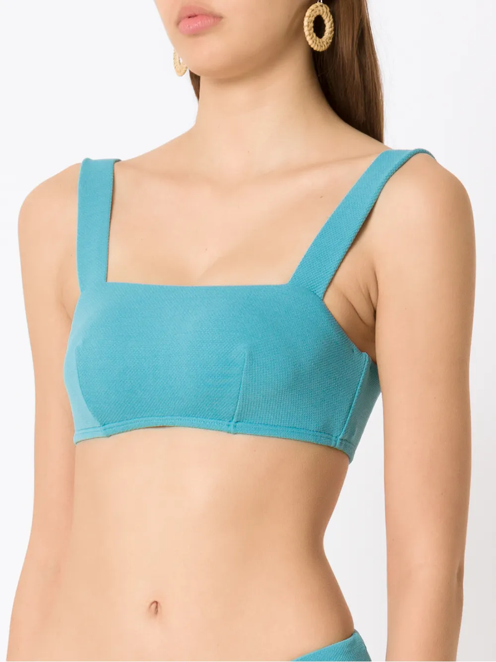 Lenny Niemeyer wideshoulder Strap Detail Bikini Top Farfetch