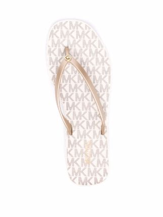 Lilo monogram-print flip-flops展示图