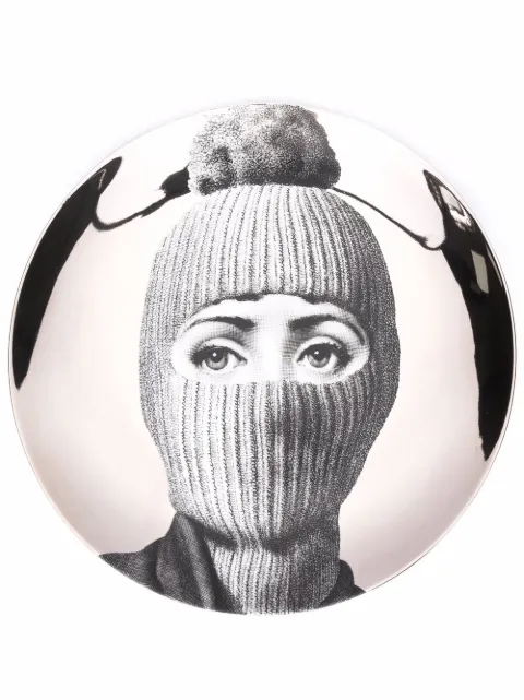 Fornasetti plato decorativo con logo