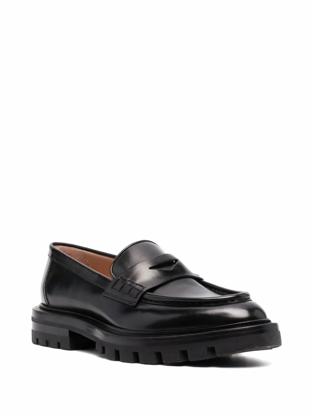 Изображение 2 из Santoni глянцевые лоферы