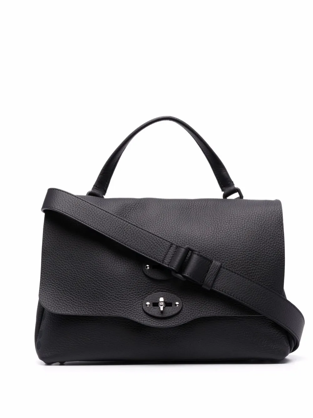 

Zanellato leather tote bag - Black