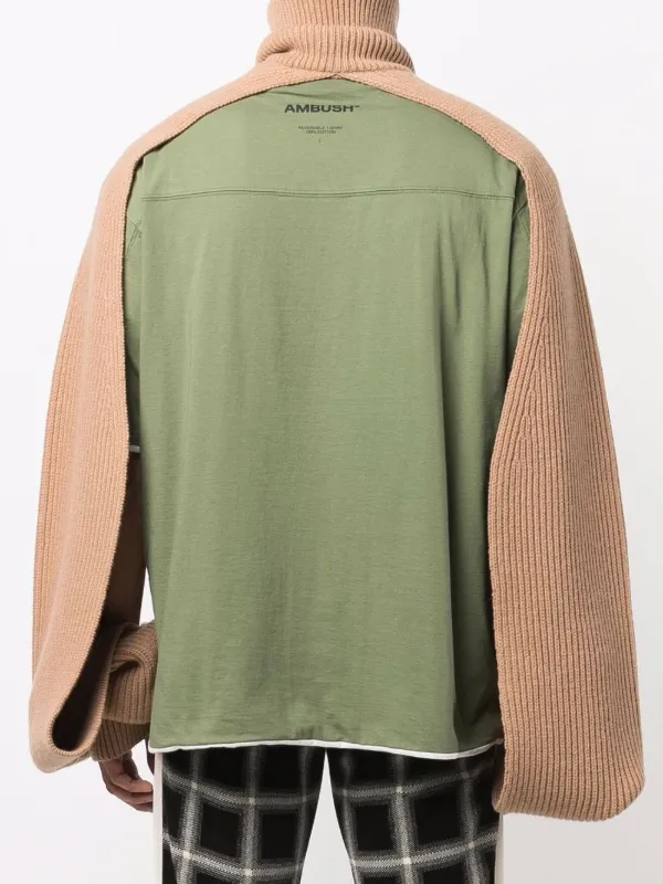 Shop AMBUSH high neck bodyless poncho with Express Delivery - FARFETCH Shop AMBUSH high neck bodyless poncho with Express Delivery - FARFETCH