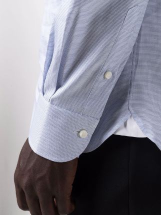 fine-check cotton shirt展示图