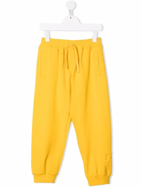 Dolce & Gabbana Kids pants con logo en relieve