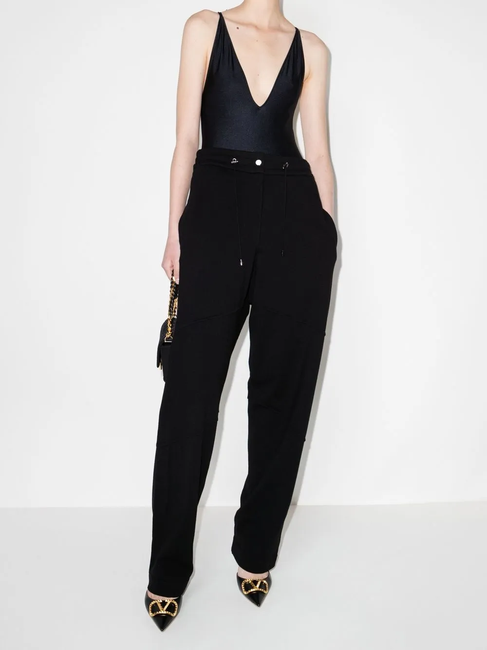 panelled track pants