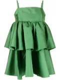 Macgraw Conversation tiered mini dress - Green