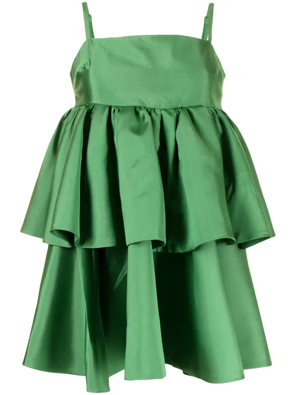 Macgraw Conversation Mini Dress - Green Macgraw Conversation Mini Dress - Green