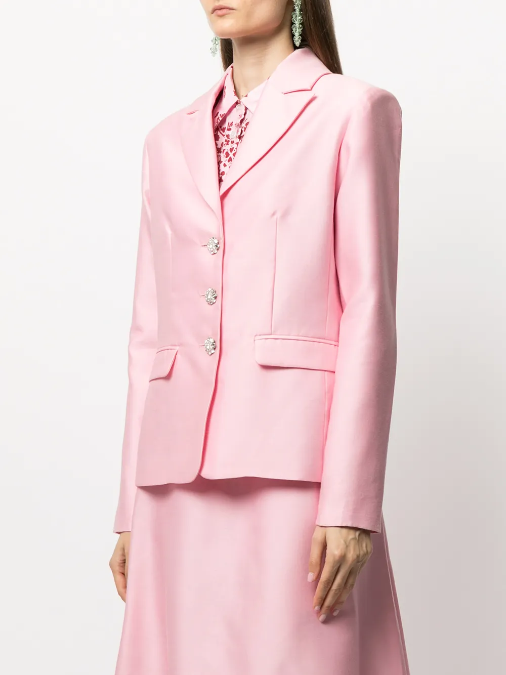 Macgraw Composer Single Breasted Jacket In Pink