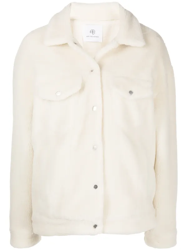 ANINE BING Rory Faux Fur Jacket - Farfetch