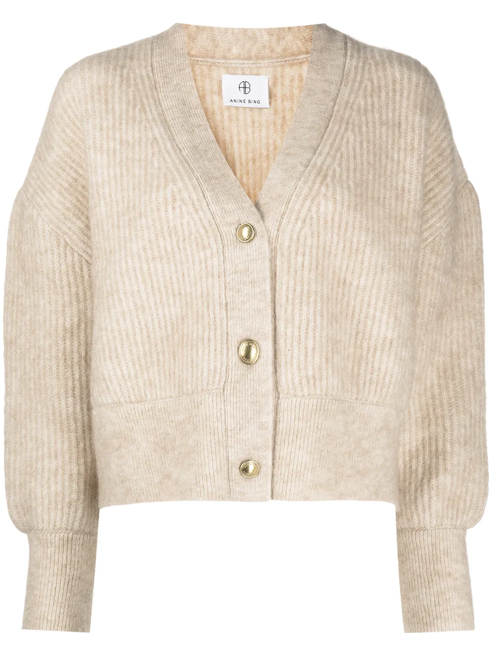 ANINE BING Maxwell Wool Cardigan Farfetch