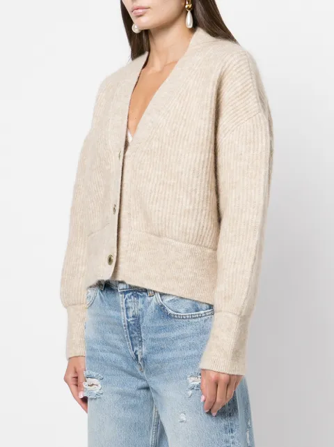 Shop ANINE BING Maxwell wool cardigan 