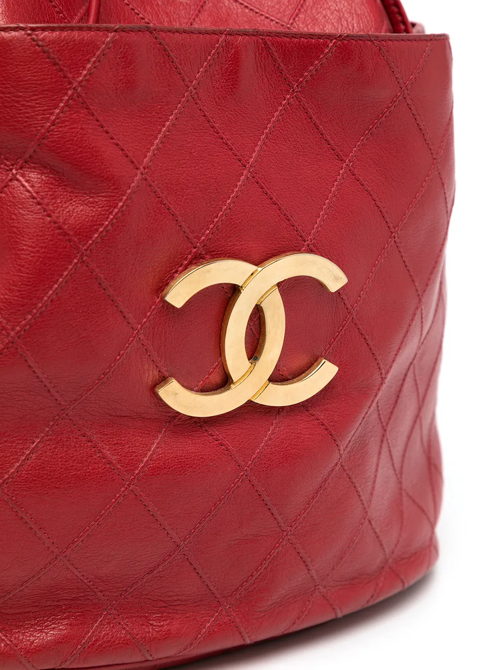 фото Chanel pre-owned стеганая сумка на плечо 1990-х годов с логотипом cc