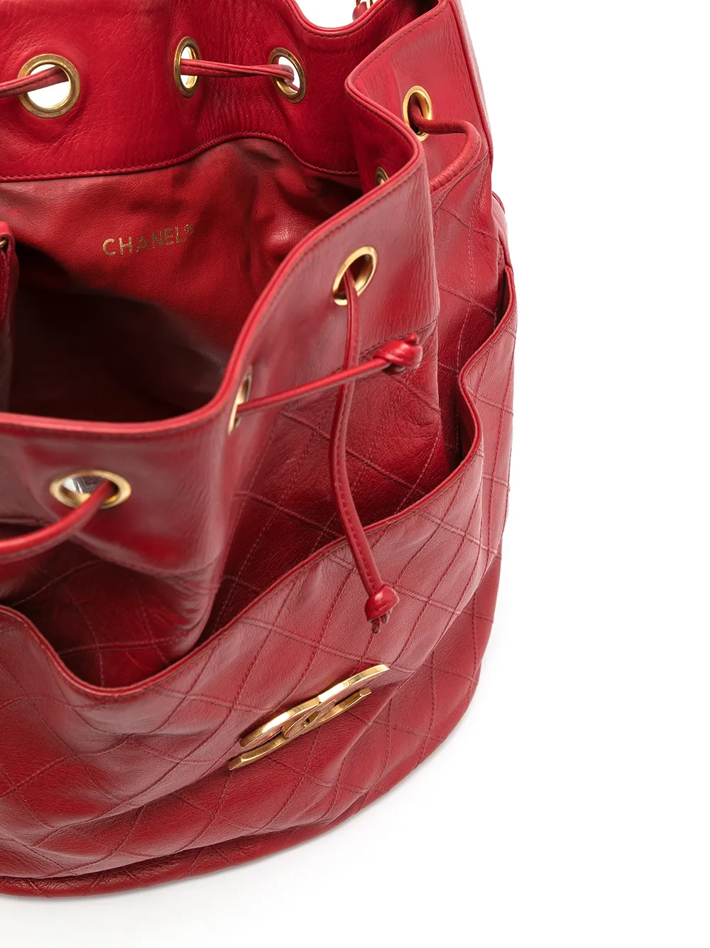 фото Chanel pre-owned стеганая сумка на плечо 1990-х годов с логотипом cc