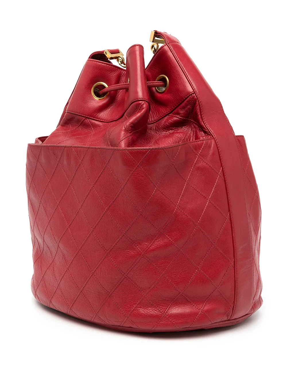 фото Chanel pre-owned стеганая сумка на плечо 1990-х годов с логотипом cc