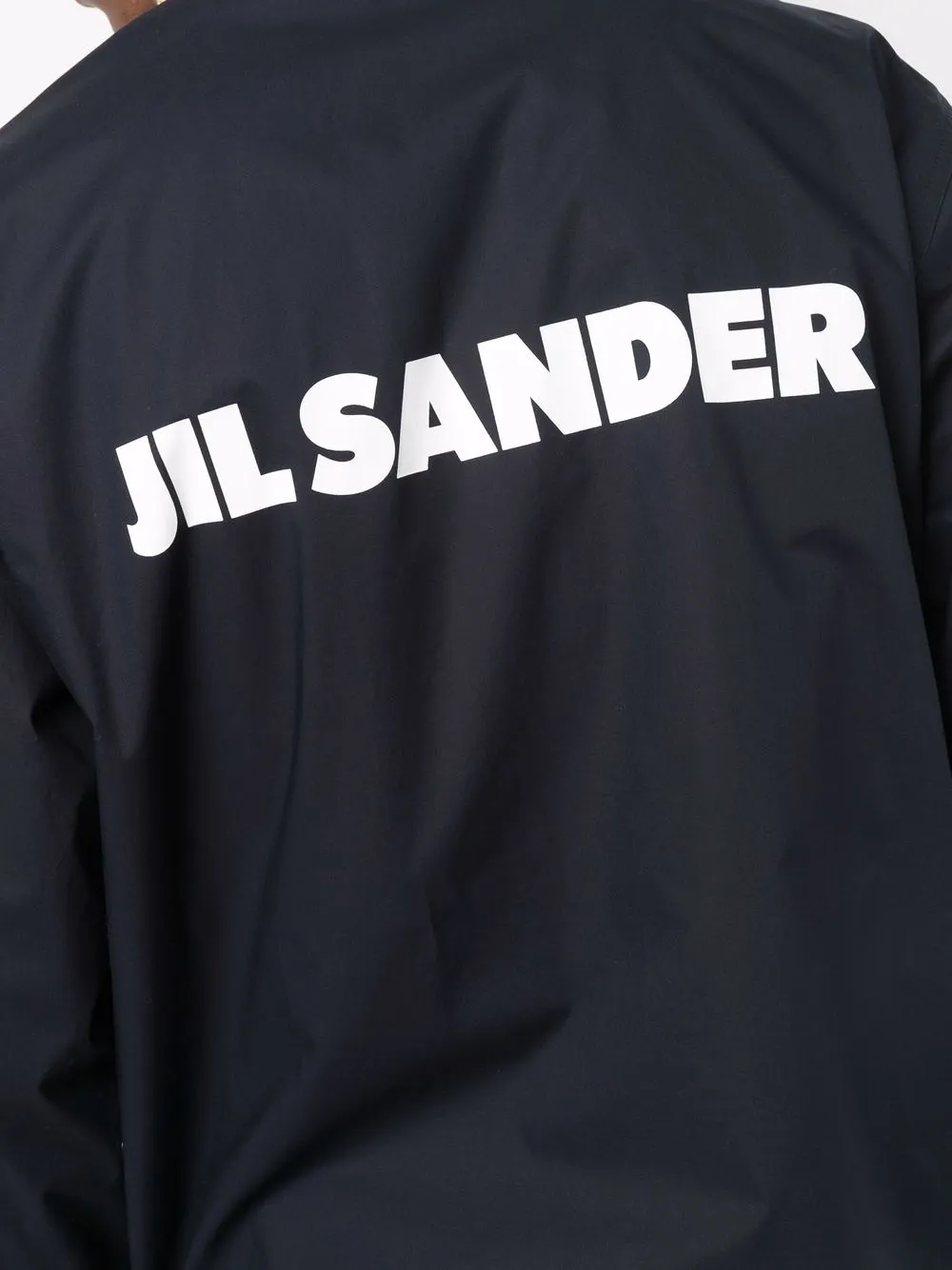 фото Jil sander куртка-рубашка с логотипом