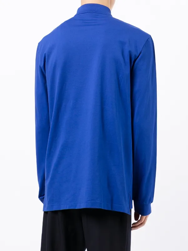 mens versace long sleeve polo