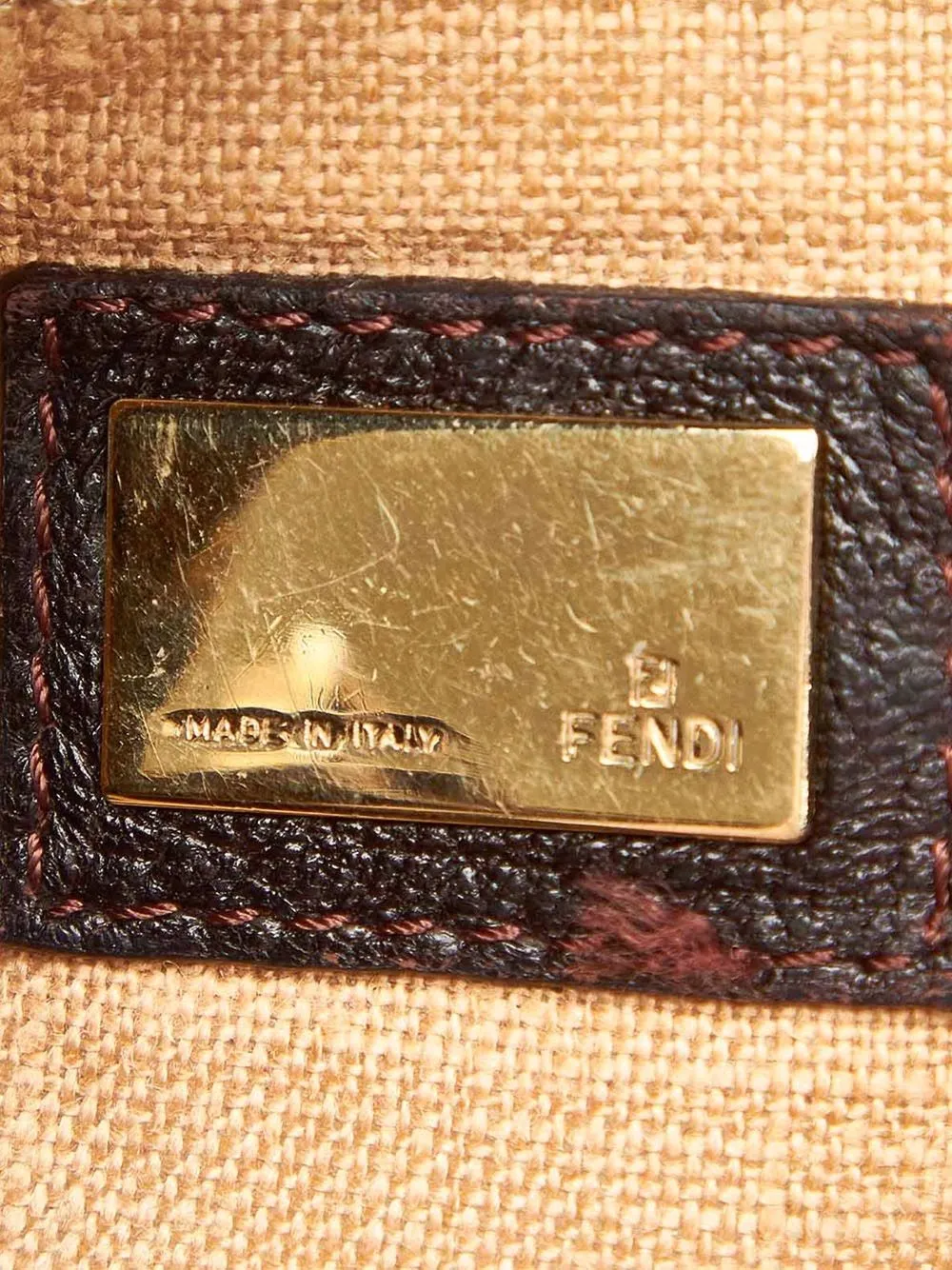 фото Fendi pre-owned сумка на плечо с узором zucca