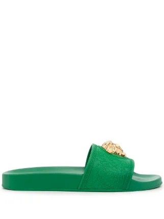 versace open toe slippers