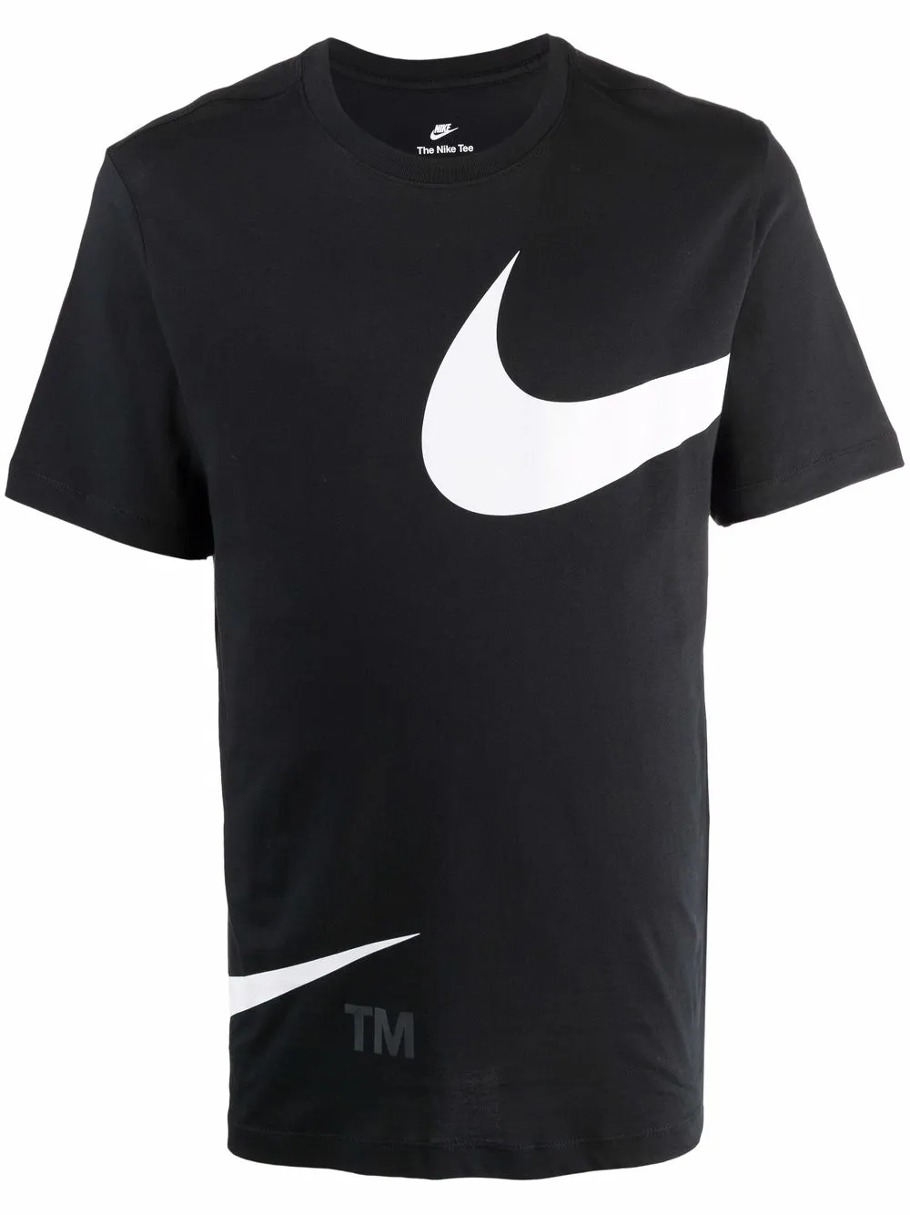Nike Swoosh print short sleeved T shirt Farfetch