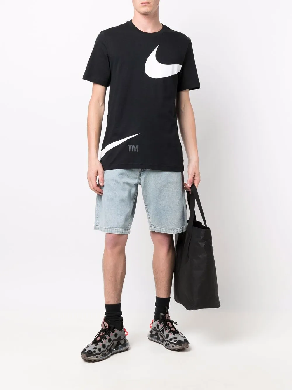 фото Nike футболка с короткими рукавами и принтом swoosh