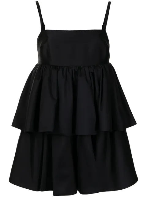 Macgraw Conversation tiered mini dress