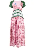 Macgraw Tilda silk maxi dress - Pink