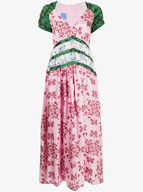 Macgraw Tilda silk maxi dress