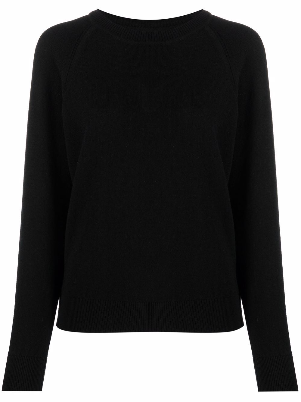 

Barrie rib-trimmed cashmere jumper - Black