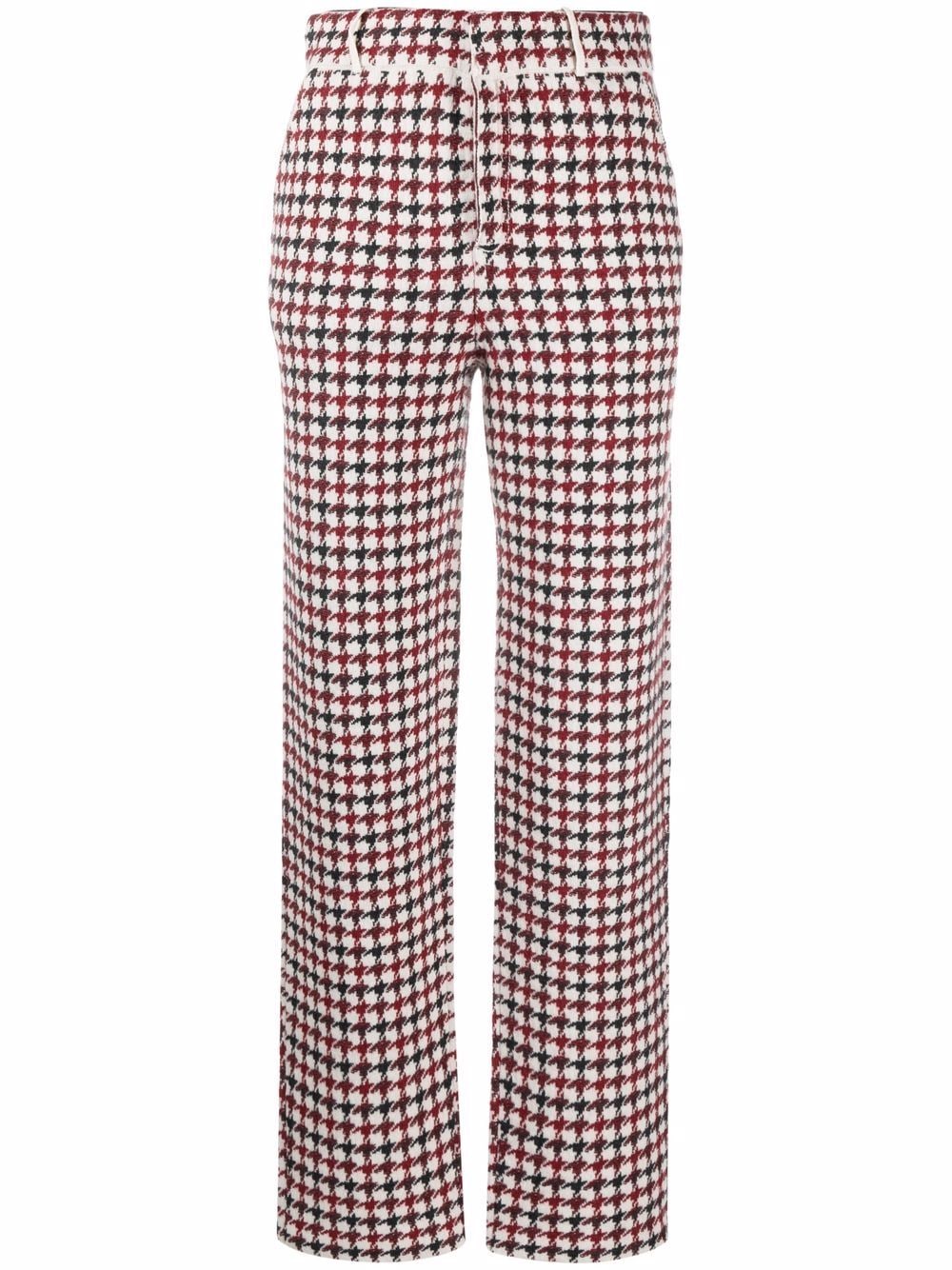 Barrie Houndstooth straight-leg Trousers - Farfetch