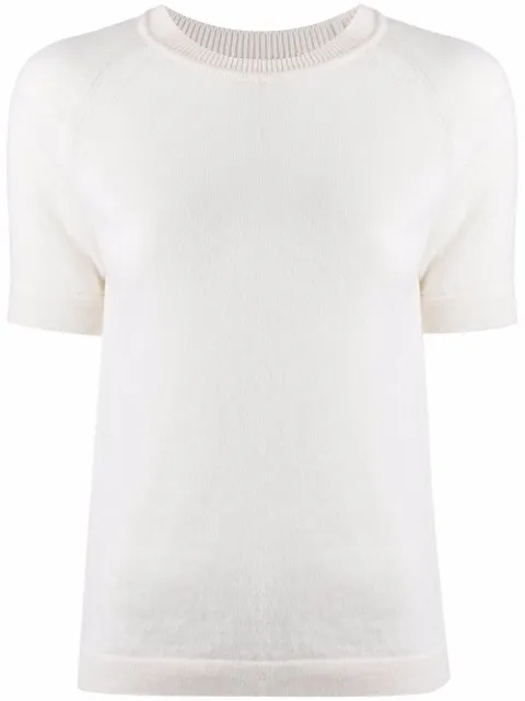 Barrie short-sleeve cashmere top