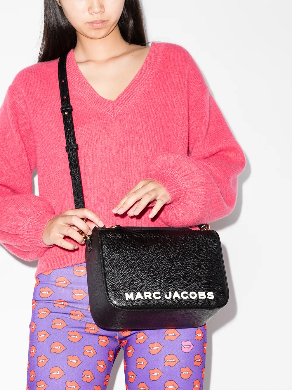 Marc Jacobs The Soft Box Crossbody Bag In Black ModeSens