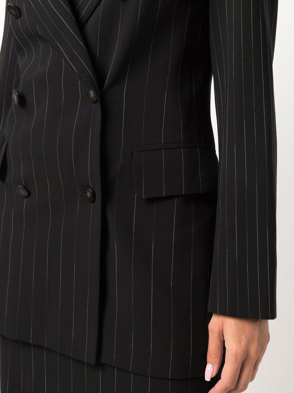 фото Kenzo pre-owned pinstripe two-piece skirt suit