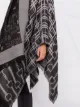 Elisabetta Franchi кейп с принтом