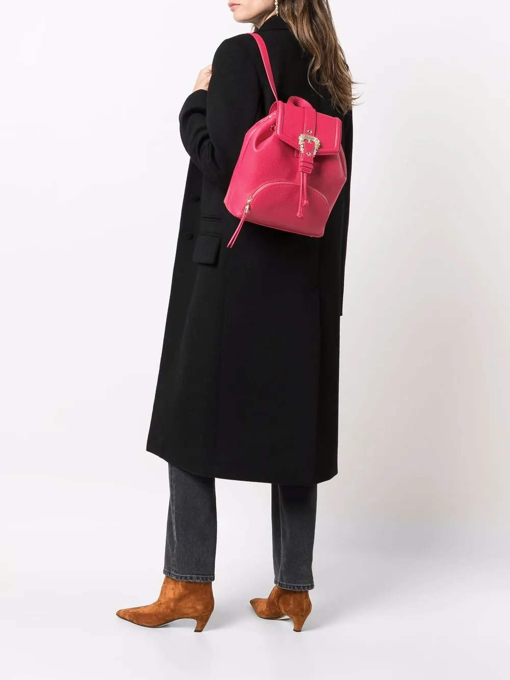 фото Versace jeans couture сумка на плечо с пряжкой