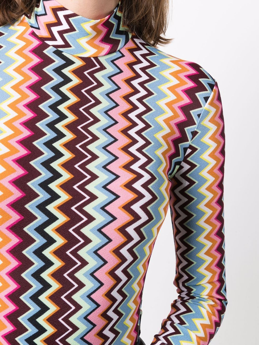 фото Missoni футболка с узором зигзаг