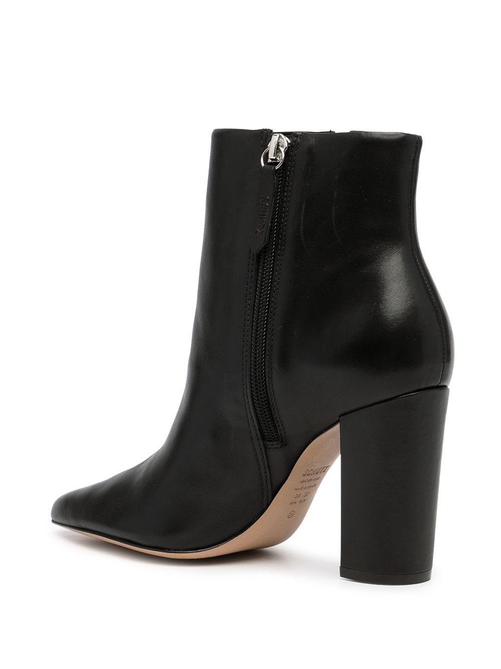фото Schutz pointed-toe leather boots