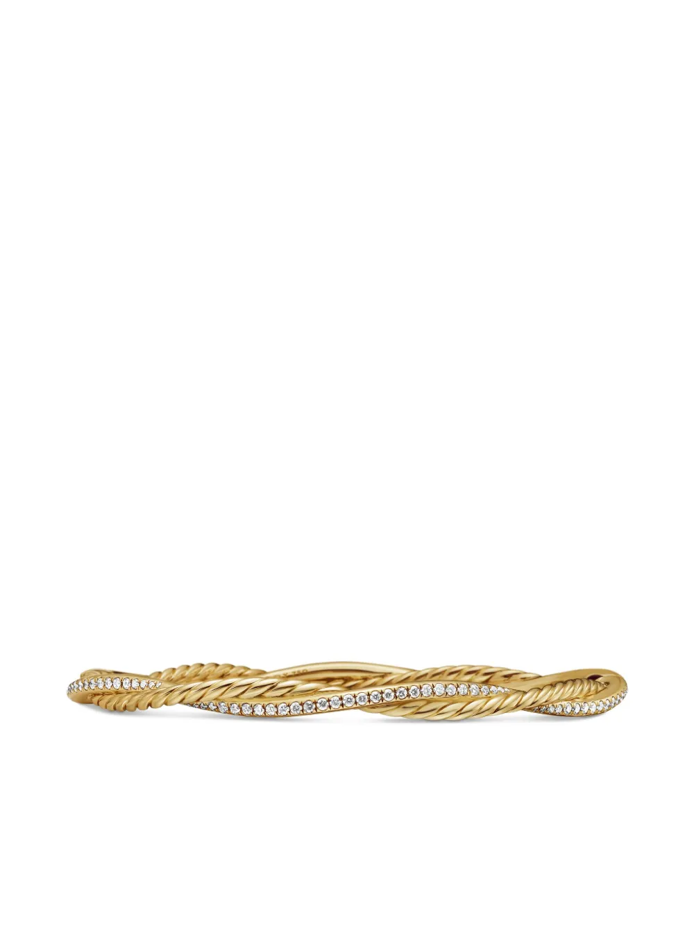 David Yurman Petit Infinity ダイヤモンド ブレスレット 4.4mm 18Kイエローゴールド - ゴールドトーン David Yurman Petit Infinity ダイヤモンド ブレスレット 4.4mm 18Kイエローゴールド - ゴールドトーン