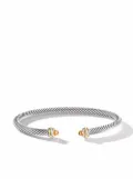 David Yurman 18kt yellow gold and sterling silver Classic Cable bracelet (4mm)