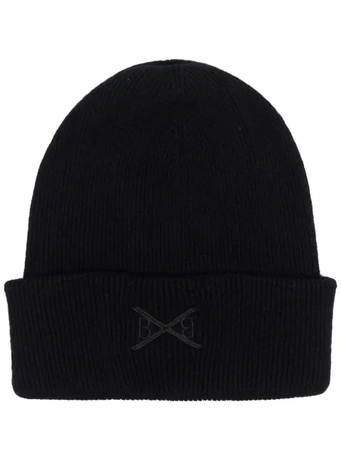 Barrie gorro de cachemira con logo bordado