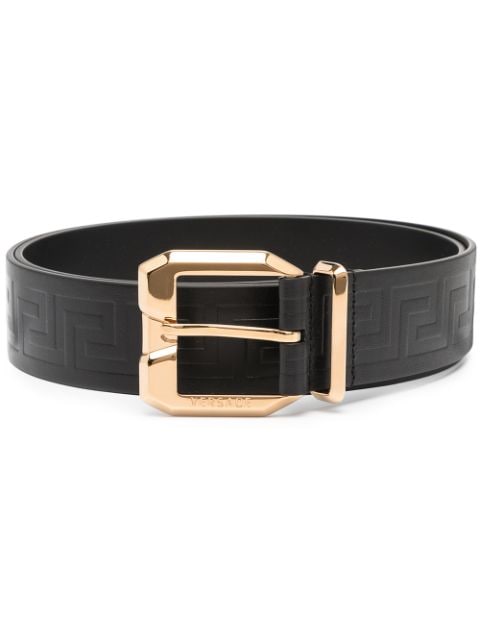 Versace - La Greca leather belt