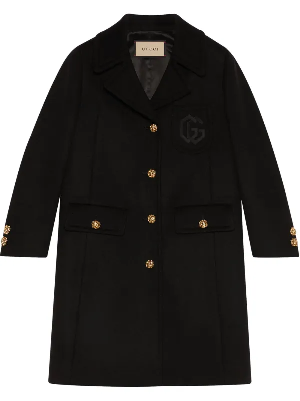 Gucci double-breasted Wool Trench Coat - Farfetch