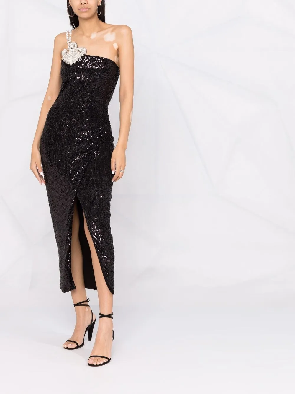 фото Balmain платье с пайетками