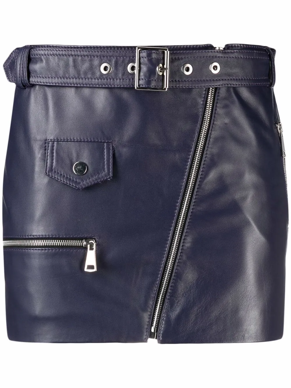Manokhi кожаная юбка мини