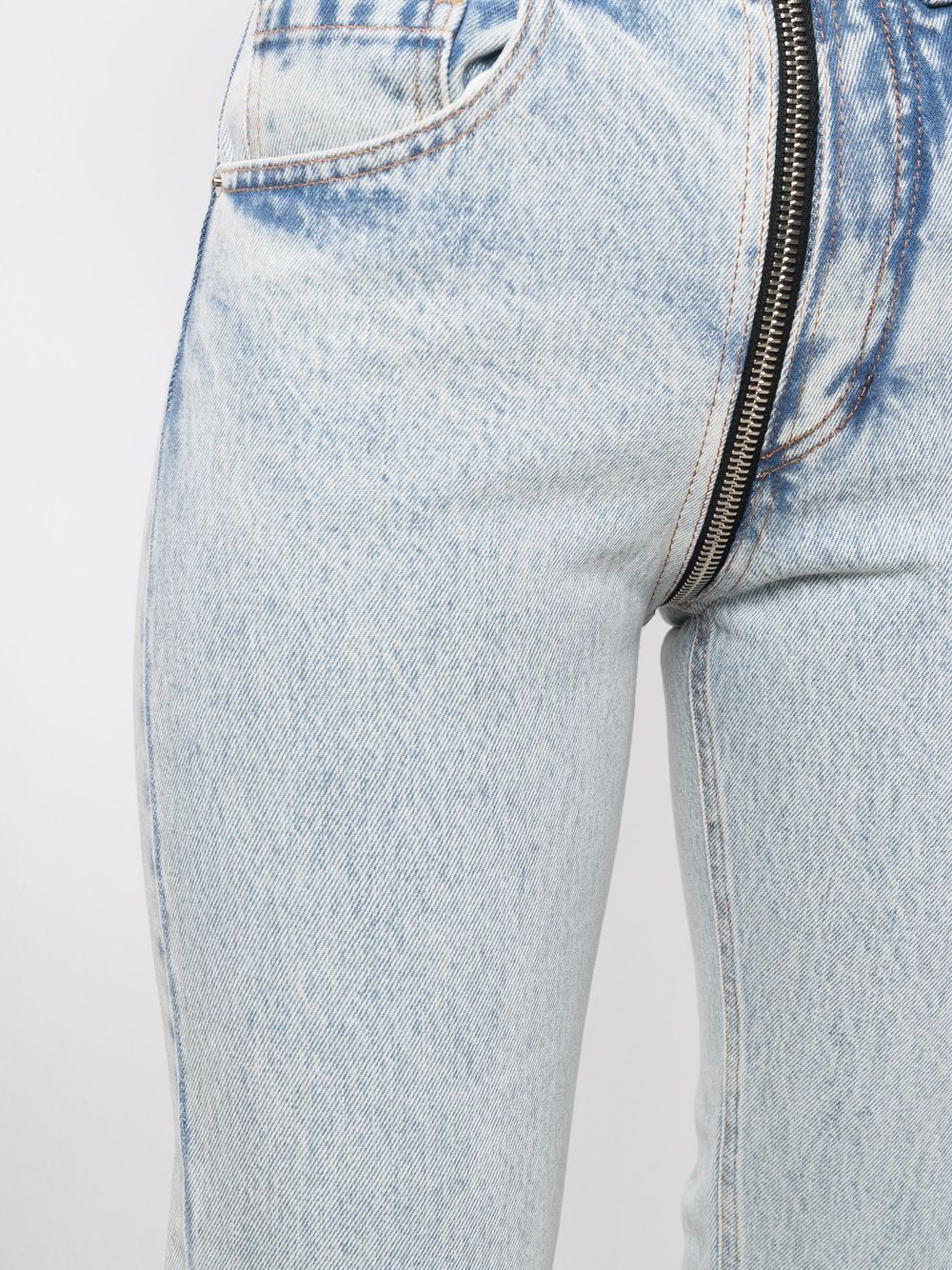 фото Almaz прямые джинсы с эффектом потертости