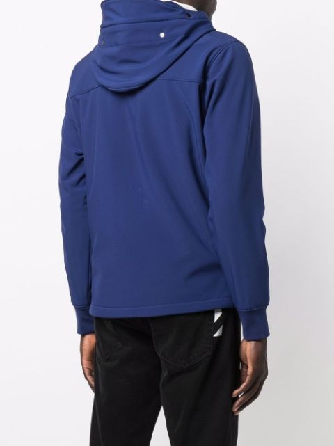 C.P. Company zip-up Cotton Hooded Jacket - Farfetch