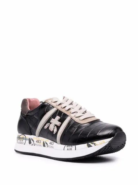 Premiata black Conny 5327 low-top sneakers for women | CONNY5327 at  Farfetch.com