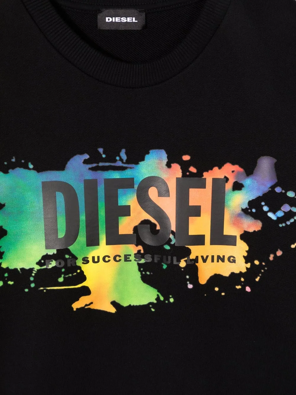 фото Diesel kids платье-свитер с логотипом