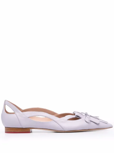 Scarosso Paul fringed leather pumps