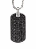 David Yurman Streamline diamond tag pendant - Black